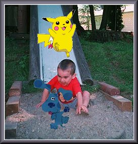 Check Me Out!  I'm Playing With My Friends Blues Clues and Pikachu!